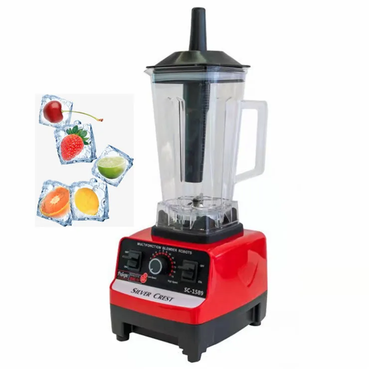 High Speed Red Color Silver crest Industrial Blender Vegetable Juice Smoothie Blender Portable