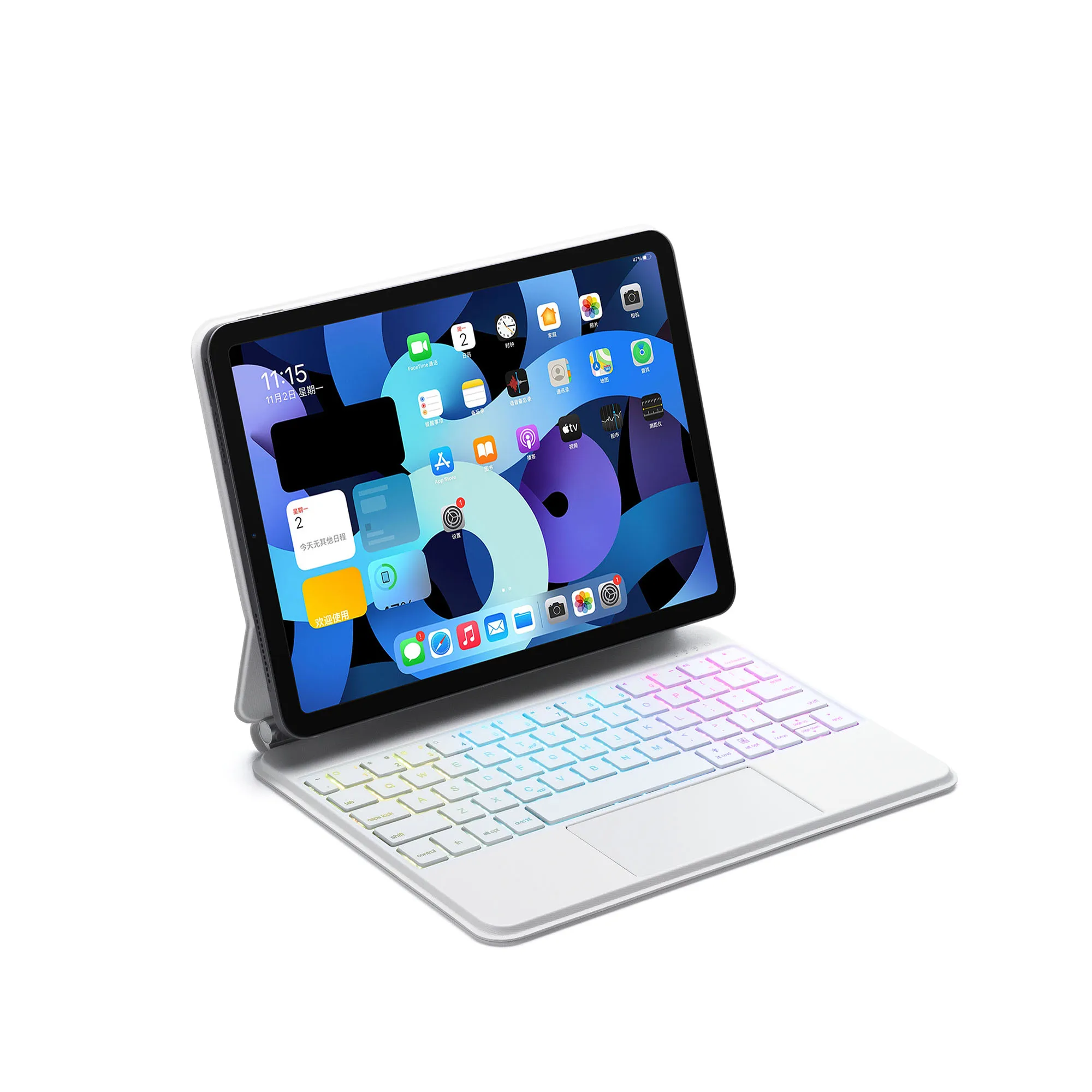 For A16 M3 Magic Keyboard for Ipad Pro 10.9 M2 2025 for Ipad Pro 11 2025 10th Ipad Air 5 Air 4 Keyboard Folio Tablet Scissor