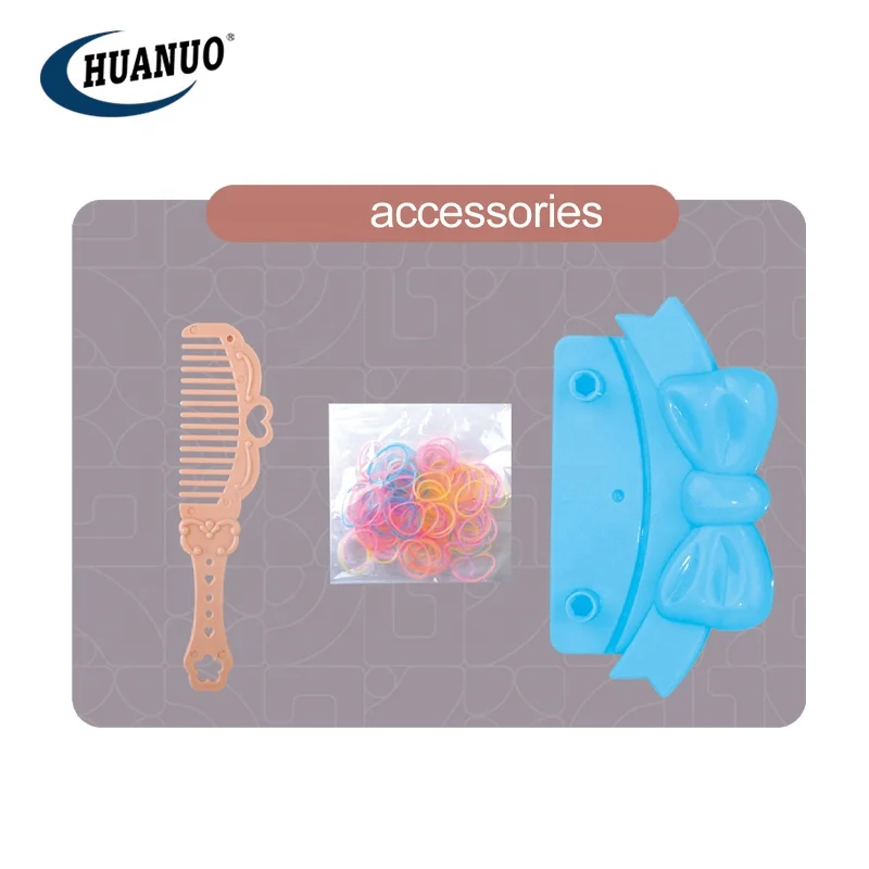 New Arrival Girls Dress up Doll Half Body Model Hairstyles Toy Kids Head with Music Light