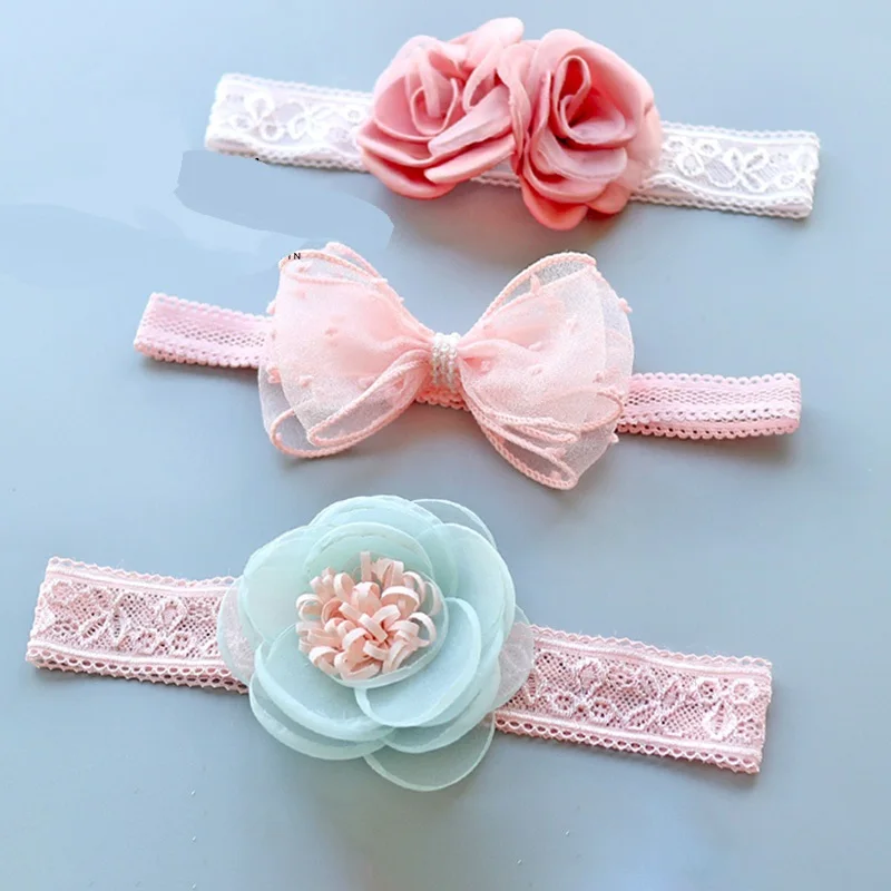韩国发箍珍珠公主粉色花蝴蝶宝宝儿童发箍弹性蕾丝发箍发箍 Buy 儿童发箍 发箍珍珠公主 花朵发箍头箍product On