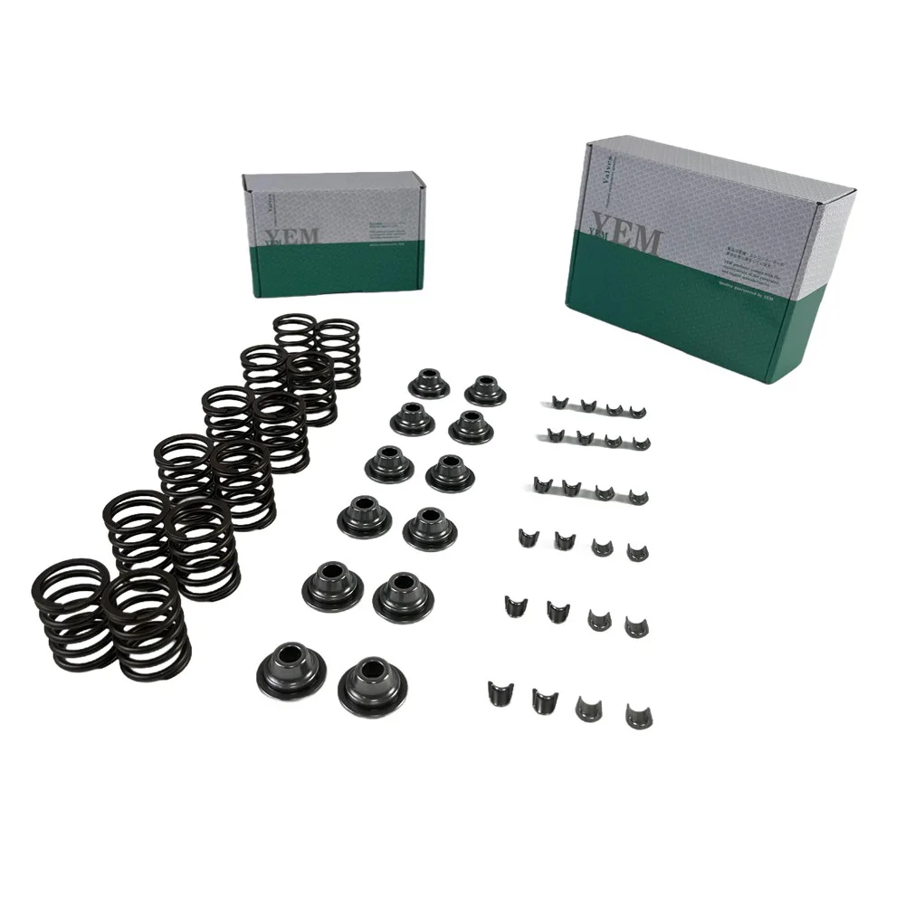 Engine Parts 8DC9 Valve Spring Kit Spring Seat & Retainer Diesel Engine for Mitsubishi