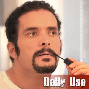 Private Label Eyebrow and Beard Color Temporary Dye Hair and Mustache Mens Beard Dye Mascara Brown Black Beard Dye for Men
