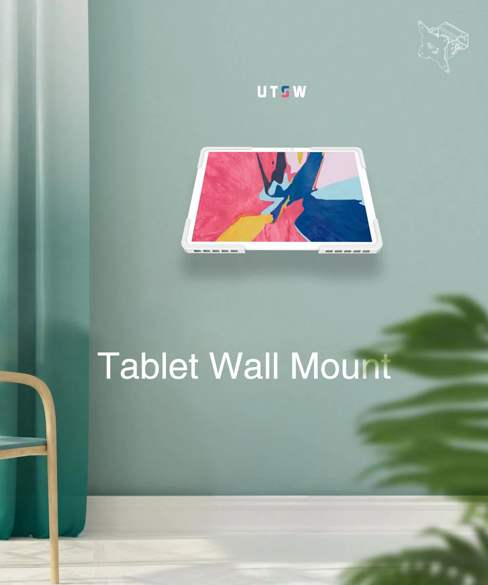 360 Degree Rotation Tablet Stand - Universal Wall Mount