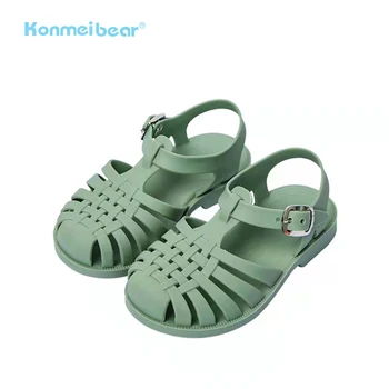 Wholesale Factory Cheap Price Rubber Children's Boy Toddle Kids Summer Waterproof Cute For Girls Sandals Jelly Shoes
