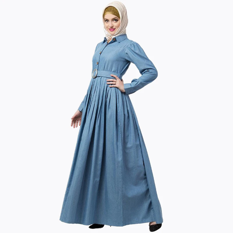 modest denim dress The Lillith