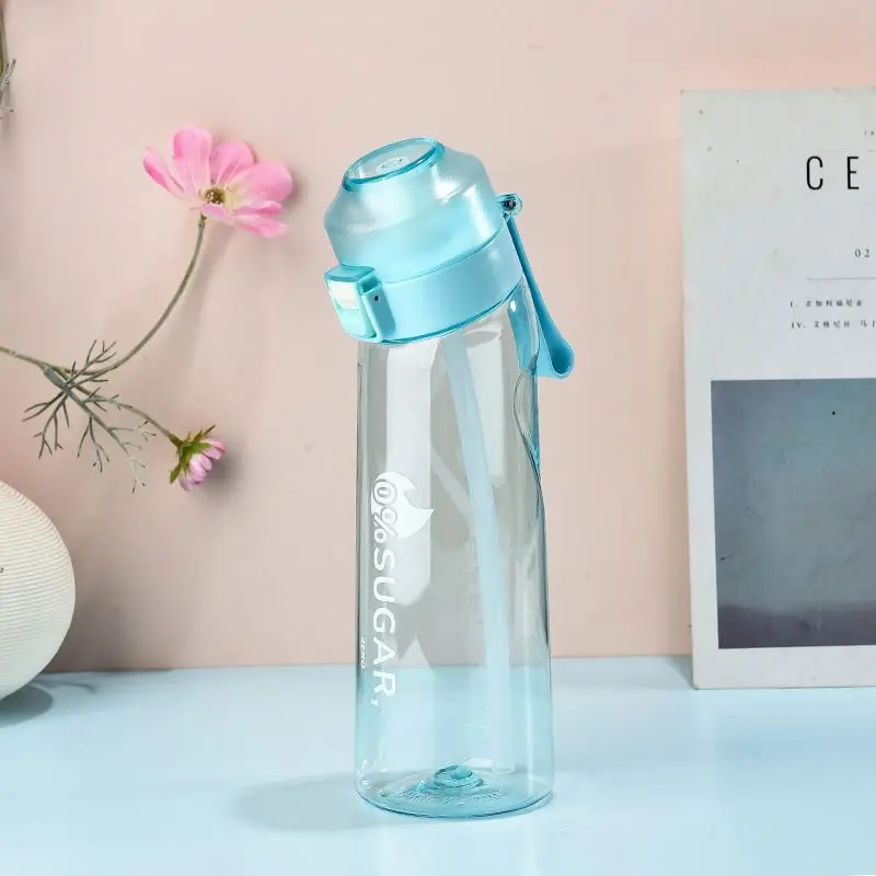 Custom Tritan Plastic Water Bottle with Fruit Flavoring Logo Design Gym Outdoor Activity Cirkul Air Flavour Taste Flavour Pod