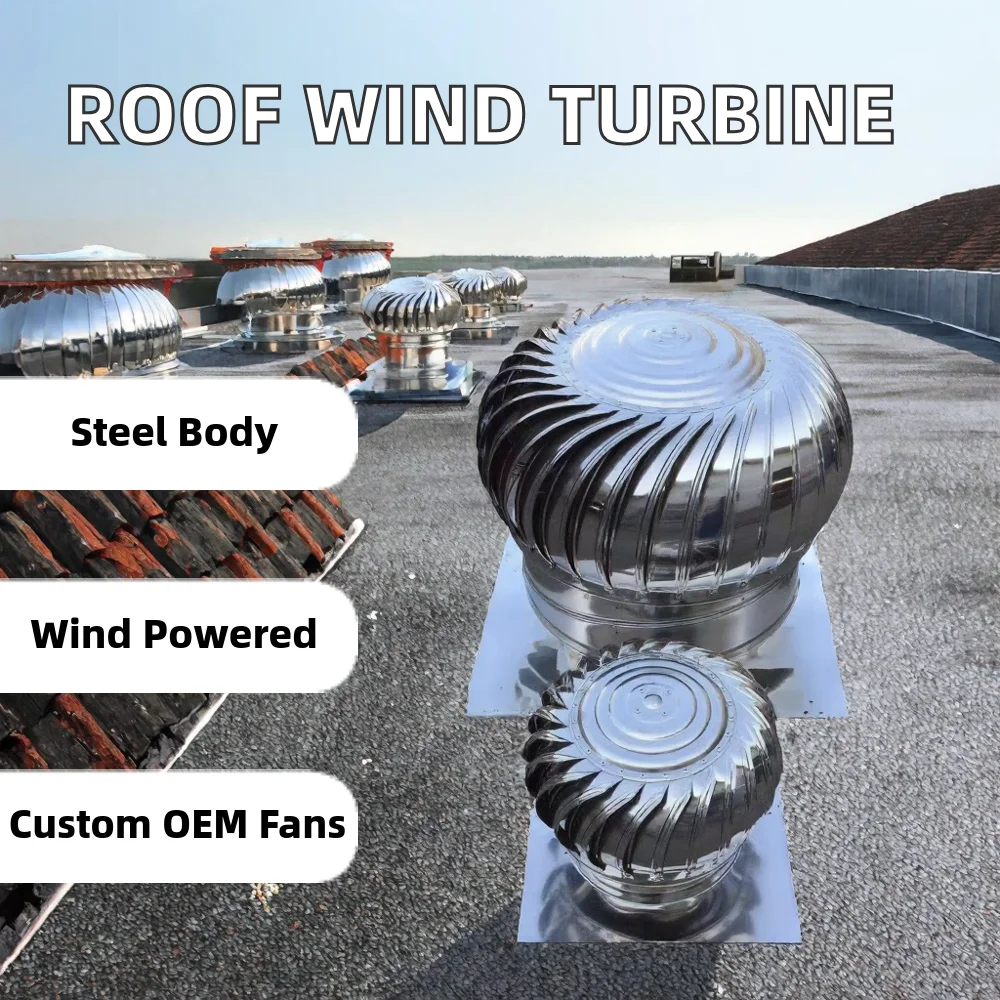 Warehouse Workshop Ventilation Fan, Stainless, Steel, Roof - detail 4