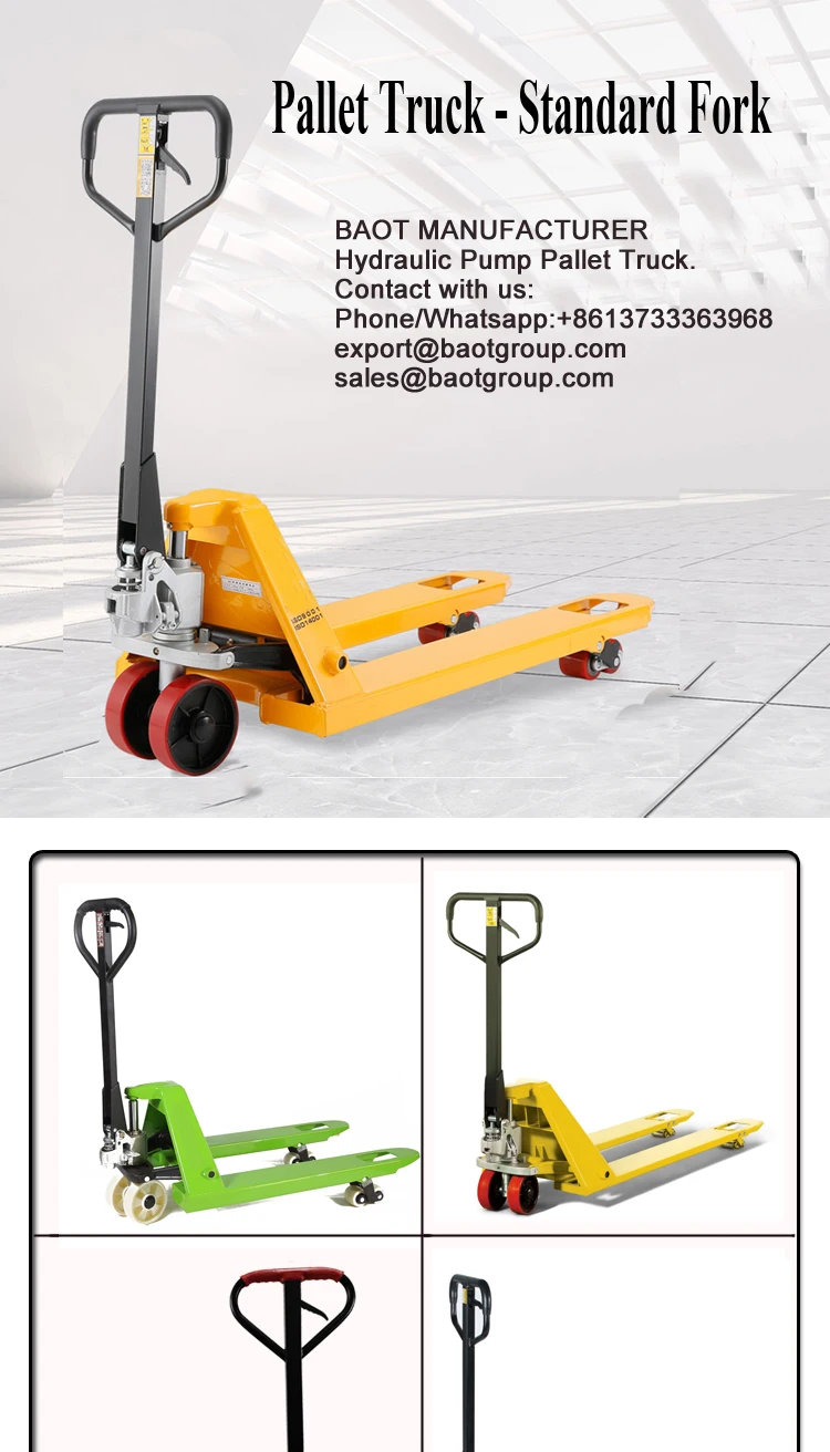 Low Profile Narrow Fork Pallet Jack Truck Buy Fully Assembled 540x1150mm 2500kg Rubber Wheel