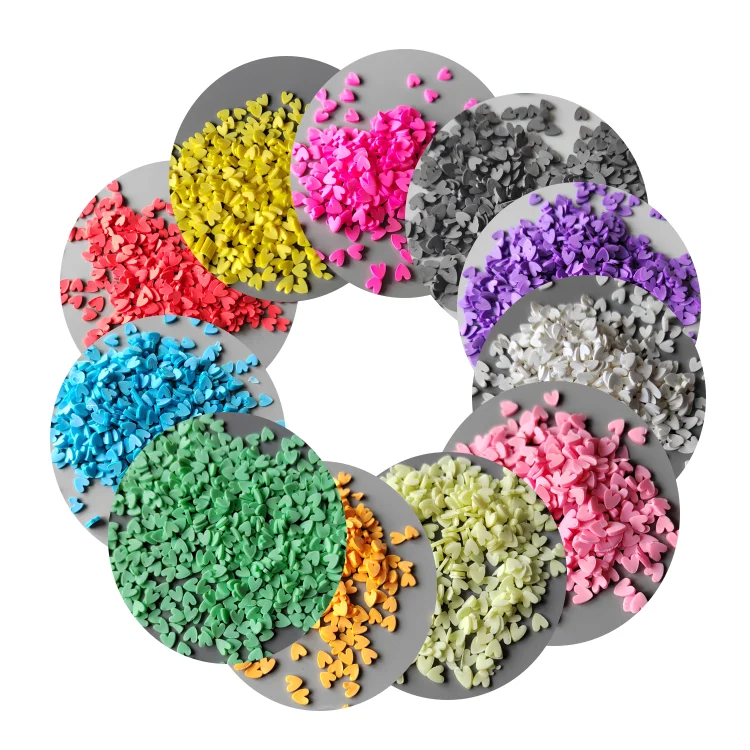 30g Argilla Polimerica Kawaii A Forma Di Cuore, Miniature Per Decorazione Cupcake Finti, Slime E Nail Art - 2