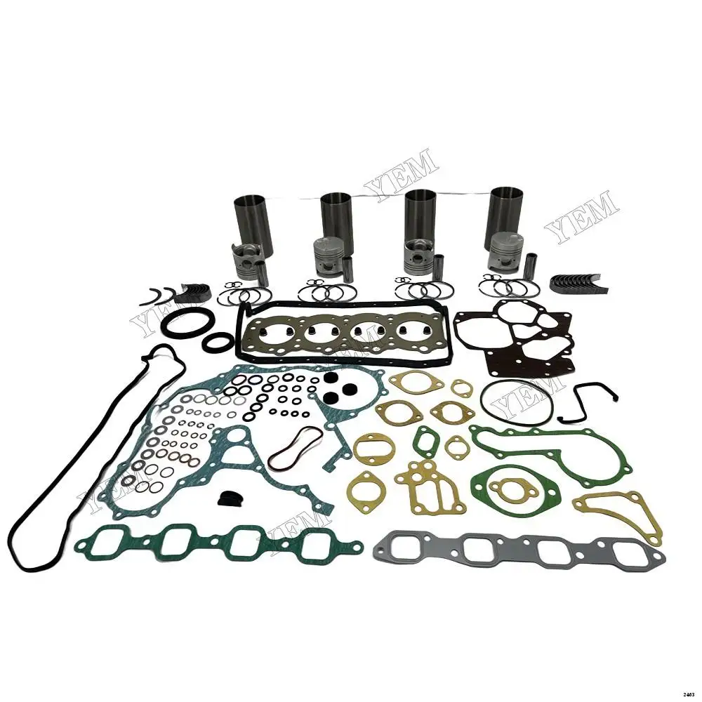 4FE1 Engine Rebuilding Kit With Cylinder Gasket Kit Engine Bearings for Isuzu Excavator Diesel Engine