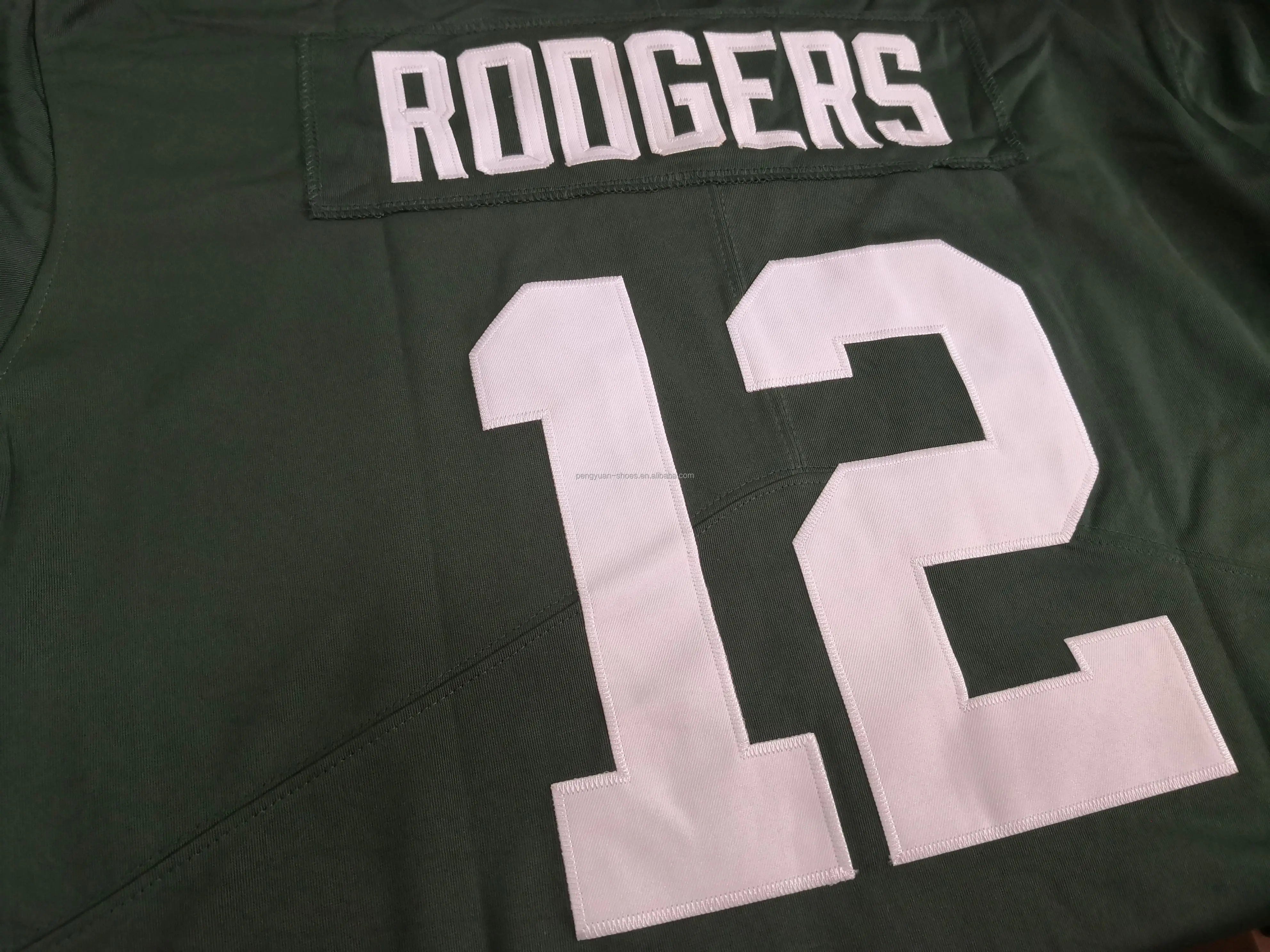 Wholesale Men's 9 WATSON 12 Aaron Rodgers 23 Jaire Alexander 33 Aaron Jones  18 Randall Cobb Football Jersey Stich S-3XL From m.