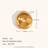 Meteorite pendant-Gold