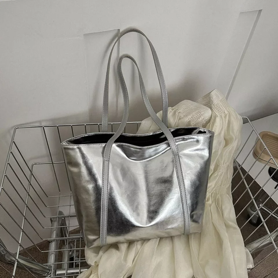 Hot Sale Custom Logo Vintage Crossbody Shoulder PU Leather Tote Bag for College Students Hot Selling Custom Logo Shopping Bags