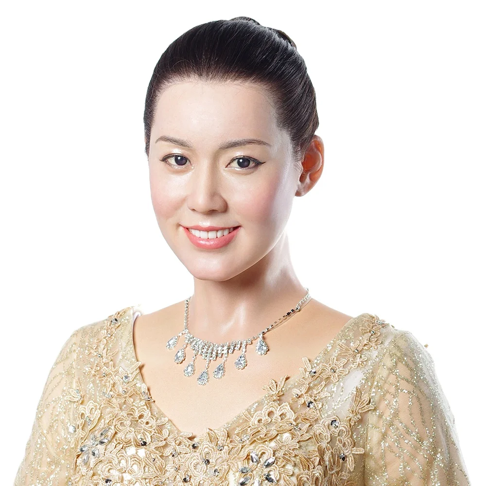Interactivity Wax Figure Realistic Human Size Beauty Wax Robot for Hotel
