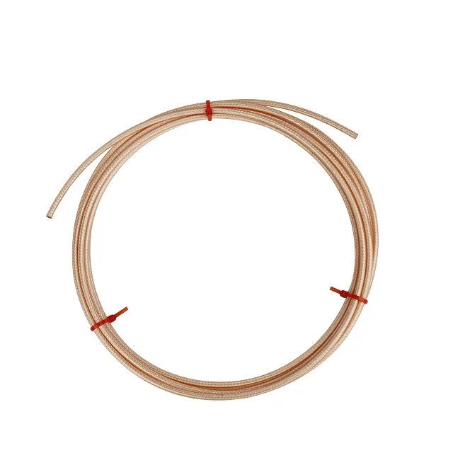 Cable coaxial RF con aislamiento de PTFE y conductor de cobre plateado RG405