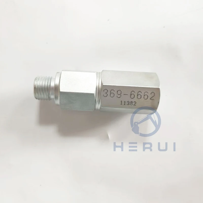 かつお Original Excavator Fuel Check Valve 3696662 for C7 C9 Engines
