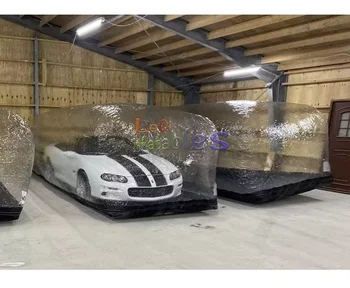 High Quality Custom transparent PVC car covers inflatable car storage bubble tent inflatable car bubble cover