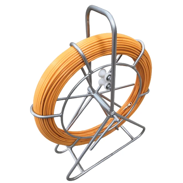 4mm x100m Rods Continuous with Wheels Fiberglass Rodder Duct Rodder for ...