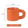 Matte Orange Chubby Cup