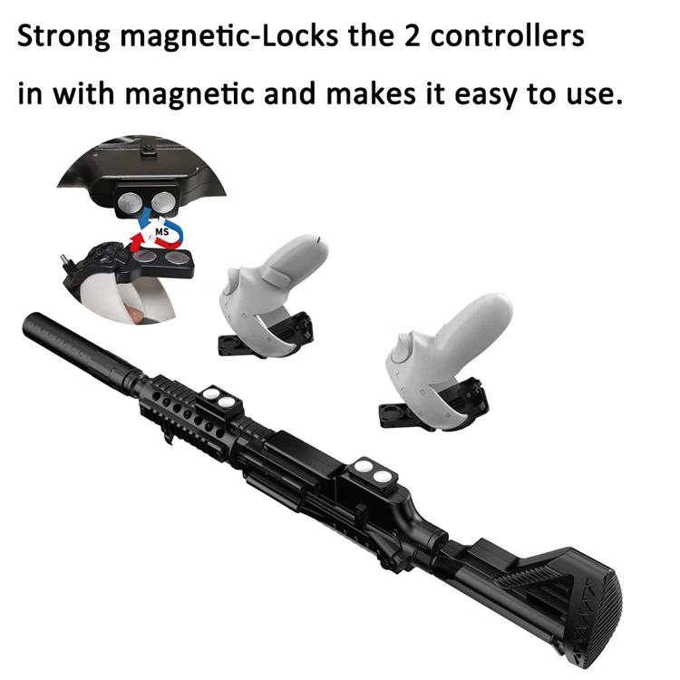 Rifle Vr Gun Stock For Oculus Quest 2 Quick Release
