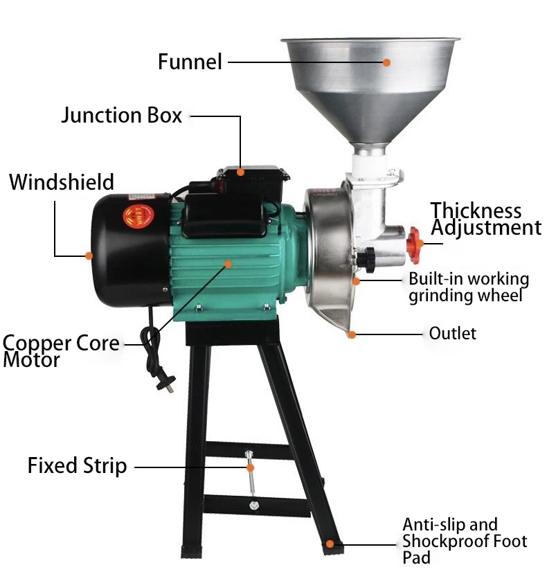 Yoslon RTS Машина Для Измельчения Сахара/порошковый измельчитель/Измельчитель чили/измельчитель пищевых продуктов каменная мельница