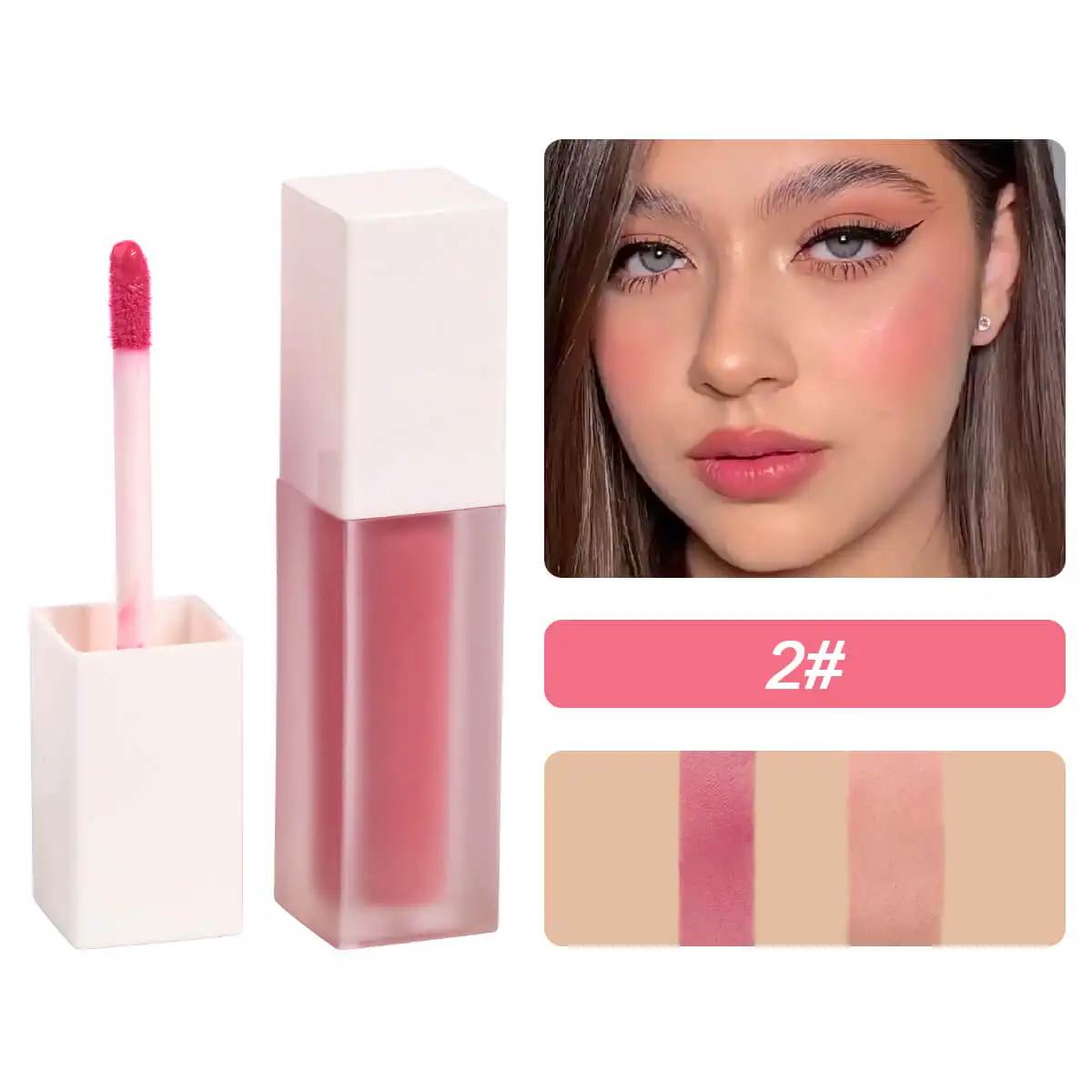 Высококачественные Румяна для веганов, оптовая продажа жидких румян, фирменные румяна, жидкие матовые жидкие румяна