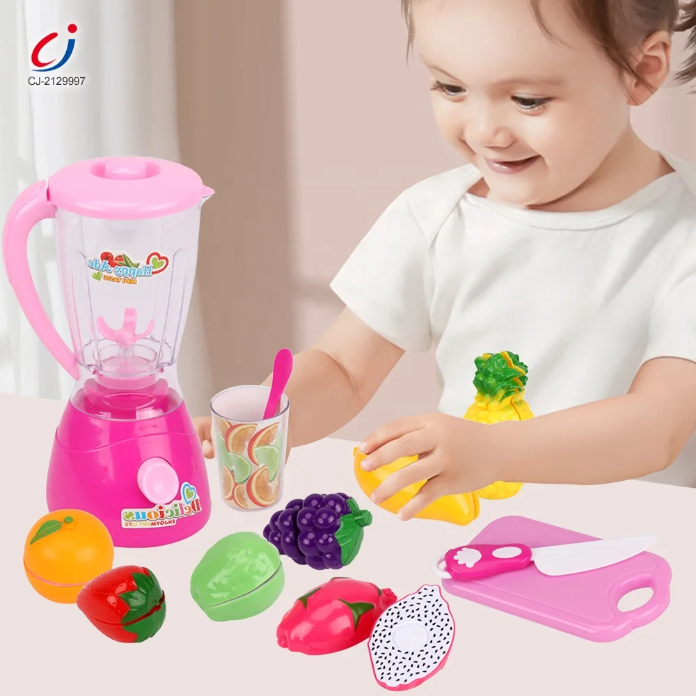 Cocina De Juguete Electric Pretend Play Children Kitchen Pretend Play Set  Cutting Toy Electric Realistic Fruit Blender Toy - Buy Cocina De Juguete  Electric Pretend Play Children Kitchen Pretend Play Set Cutting