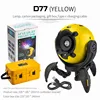 Luce del cielo stellato di D77 mecha (giallo) [scatola regalo di plastica]