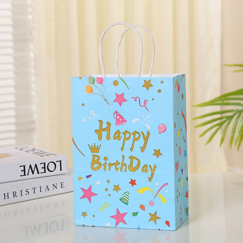 Wholesale Customised Printing Happy Birthday Gift Bags Party Favor ...