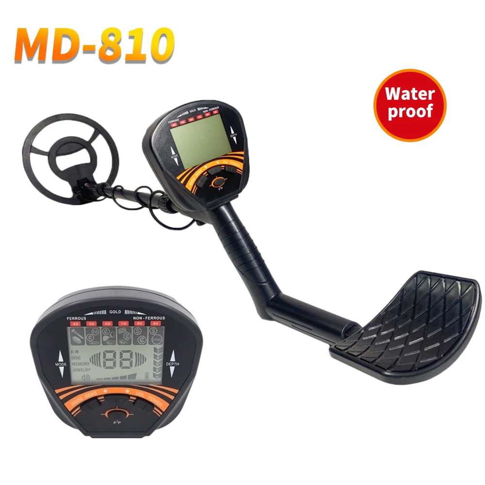 Md-810 Best Gold Detector Professional High Precision Metal Detector Gold  Silver And Copper Handheld Treasure Hunter Waterproof - Buy Gold Metal  Detector,Md-810 Gold Detector,Metal Detector Product on