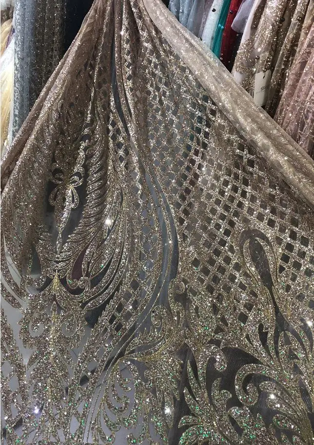 chinese dress ladies Lace Fabric Cloth Wedding Dress DIY Production Materials  TANYA BRIDAL
