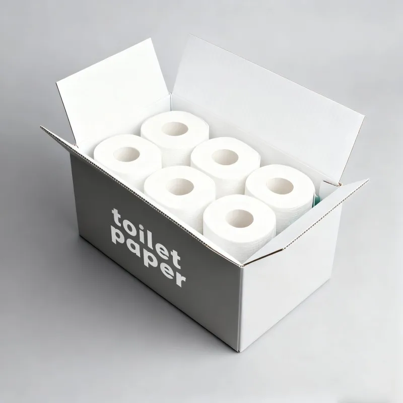 Wholesale Digital Printing Corrugated Carton Mailer Box for Toilet Paper Custom Printing Shipping Box with Your LOGO