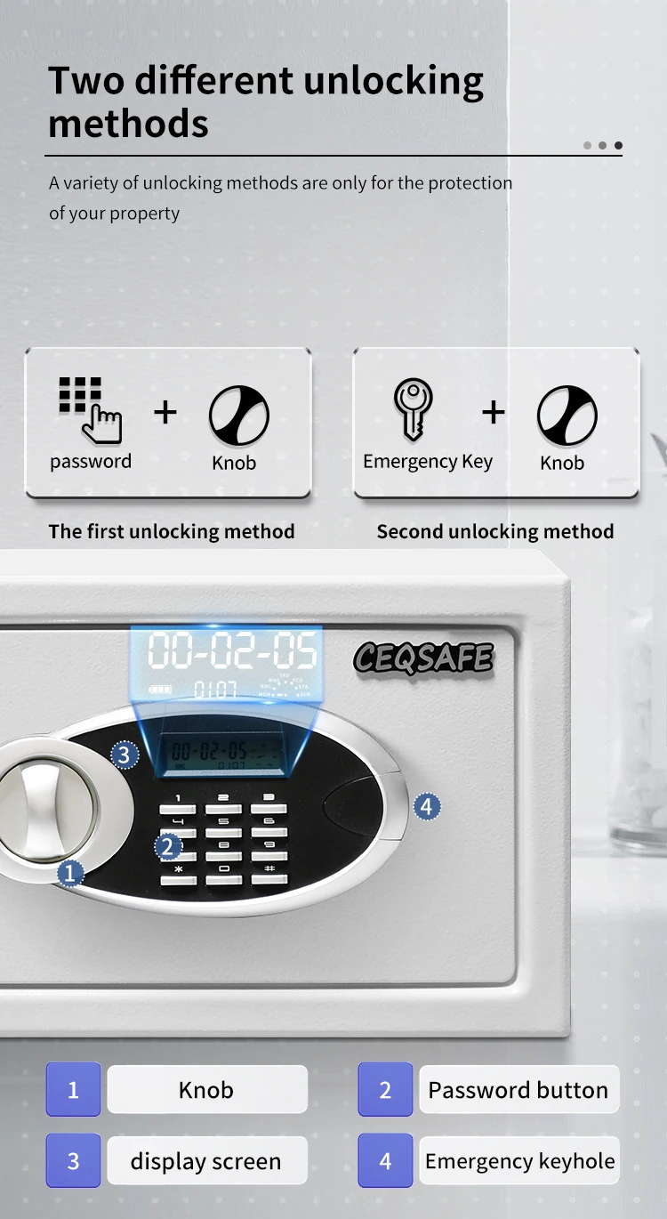 CEQSAFE Home Digital Safe Mini Electronic Safe Box Small Safety Money Box manufacture