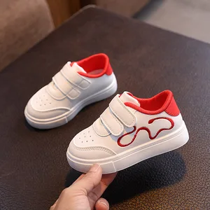 YX 2026 White Slip-On Striped Running Sneakers Autumn Children's Unisex Mesh Upper Rubber Outsole Toddler Shoes