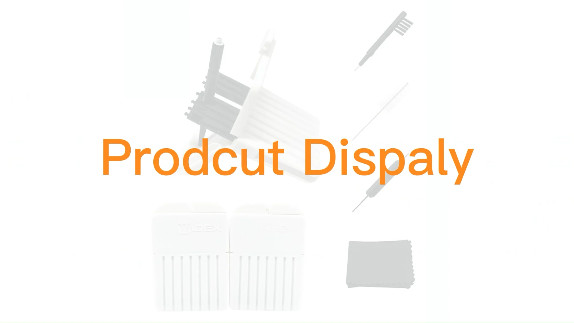 Hearing Aid Brush 3.5mm With Handle Tubing Cleaning Brush For Bte Iec