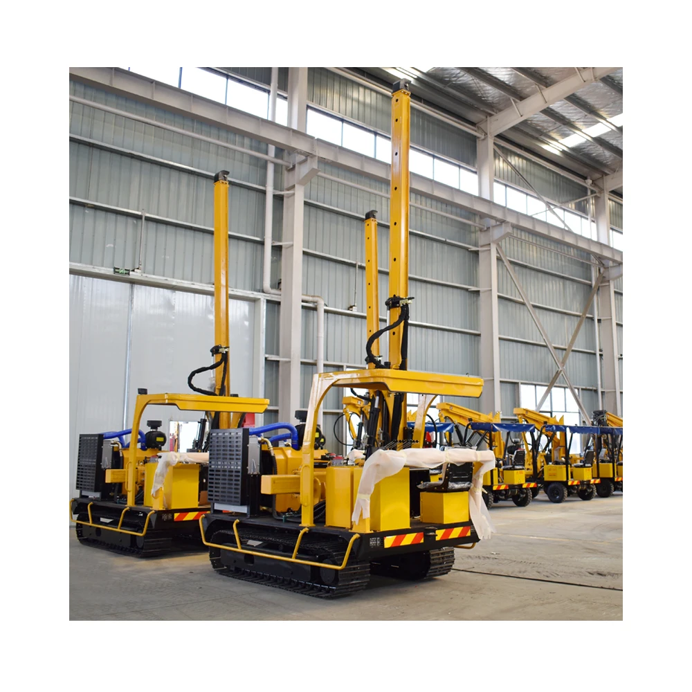 Solar Panel Pile Ramming Machine, Hydraulic Pile Drivers Photovoltaic Vibro Hammer Pile Driver/