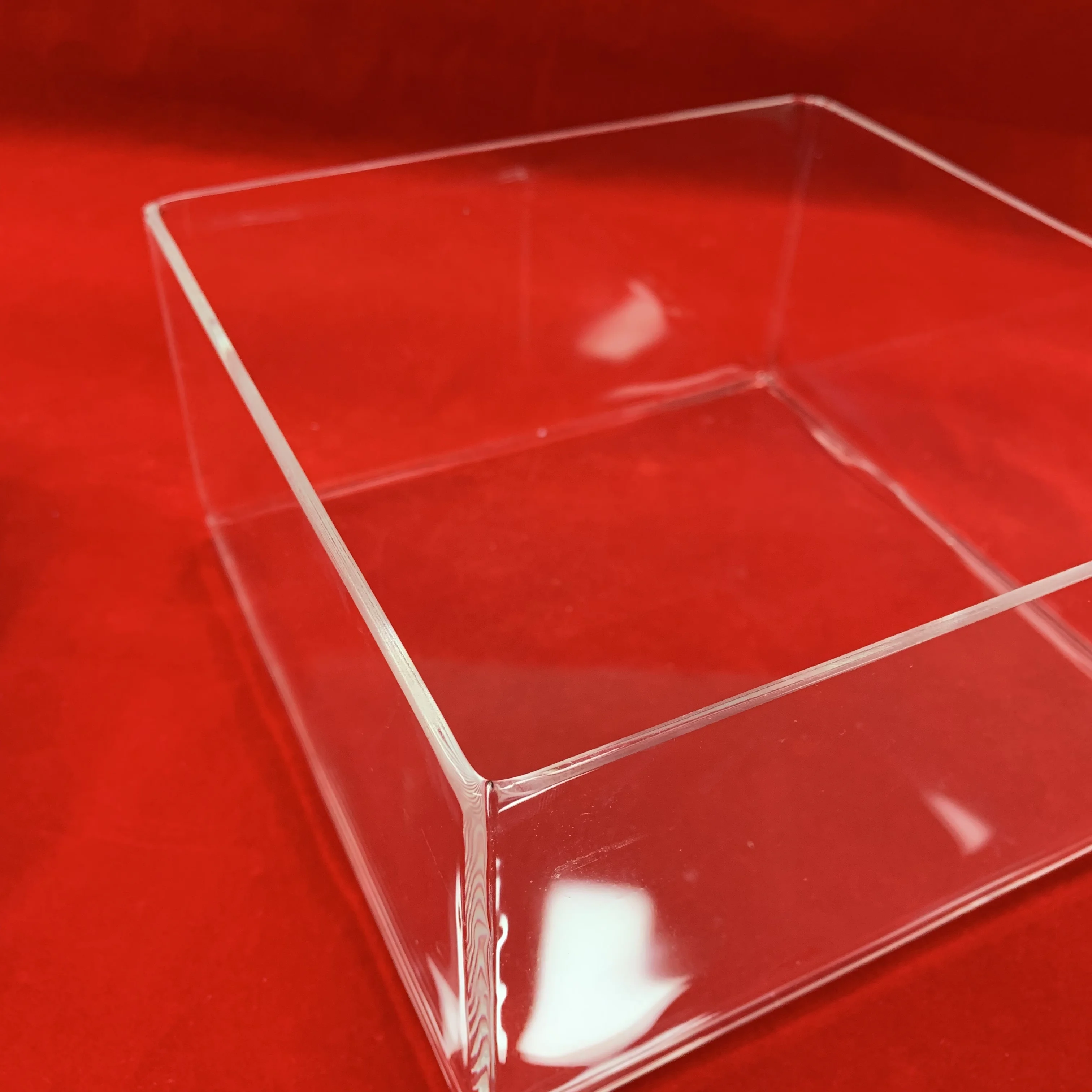 Customized Large Dimensions Rectangular Quartz Petri Dish