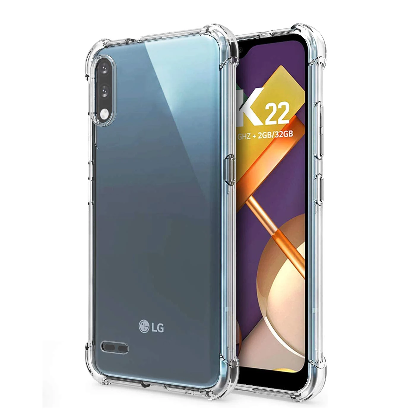 Clear Soft Tpu Phone Case For Lg K22 Plus Lg Velvet 5g, Oem