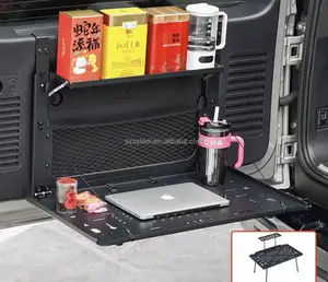 For BYD Equation Leopard 8 Tailgate Storage Rack, Rear Compartment Expansion Storage Rack Aluminum Folding Table