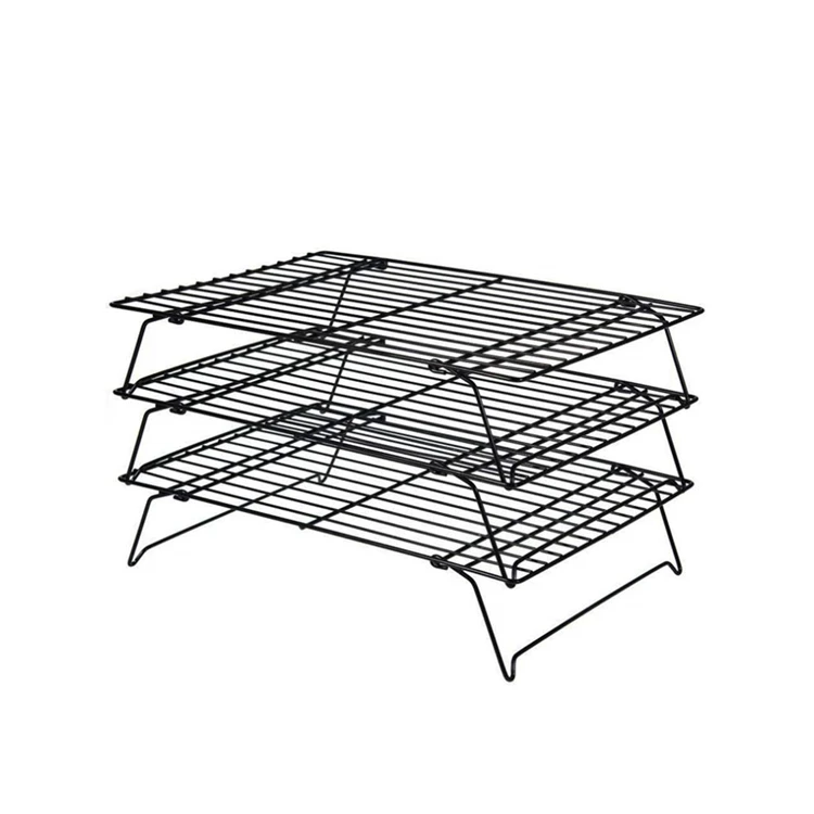 3tier Cake Cooling Rack Nonstick Cross Grid Cookie Cooling Rack