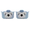 High-definition dual-camera blue puppy