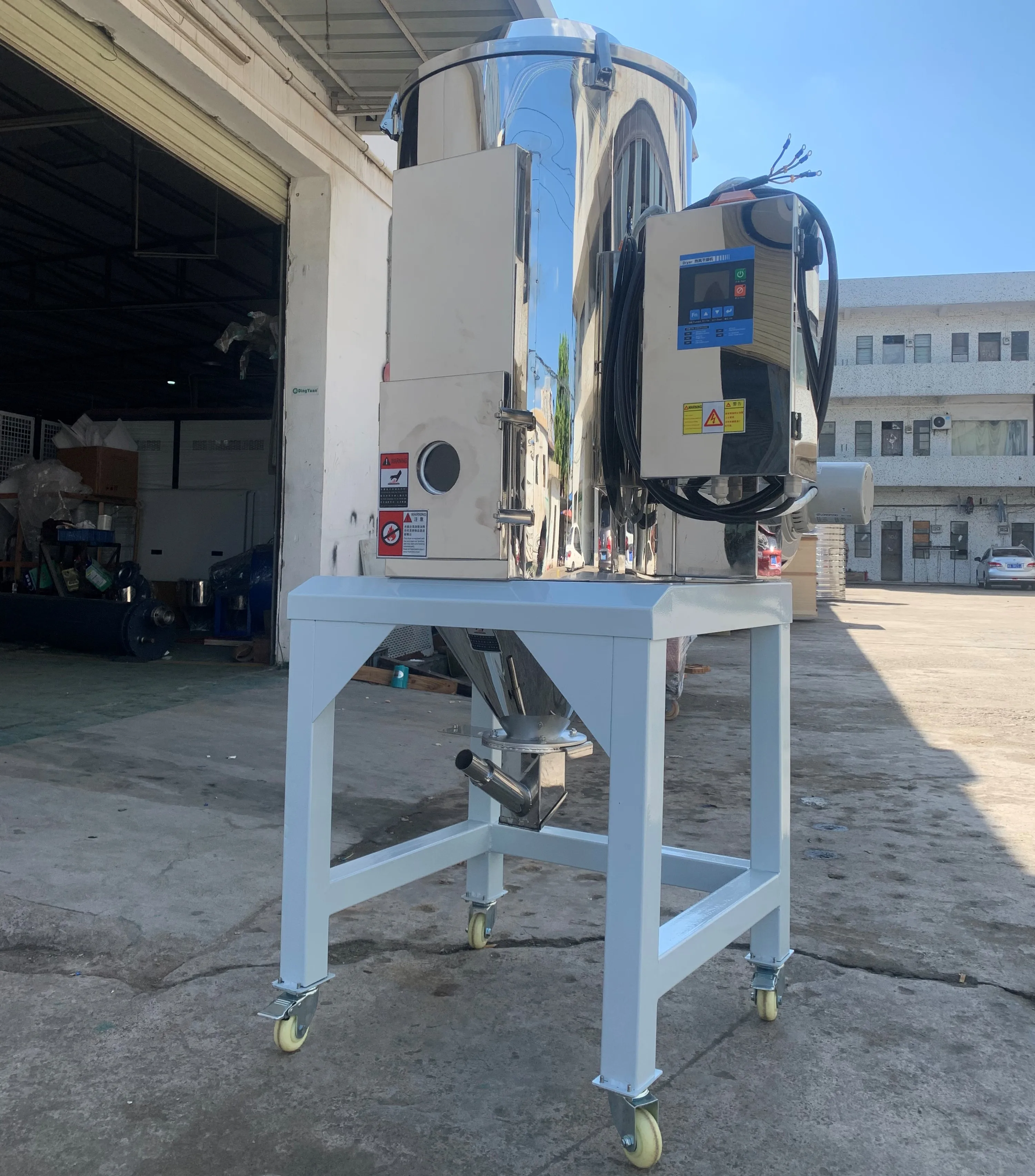 Dingyuan Industrial Plastic Granules Eurohopper Dryer Large Capacity