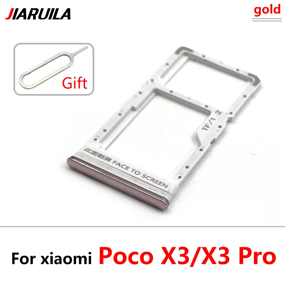 Xiaomi SIM Halter JbTec Dual SIM-Tray Mit SD-Karten Slot Für Xiaomi Redmi Note 9 Pro/9S - Ersatz SIM Halter In Blau Dual SIM Tray Blau