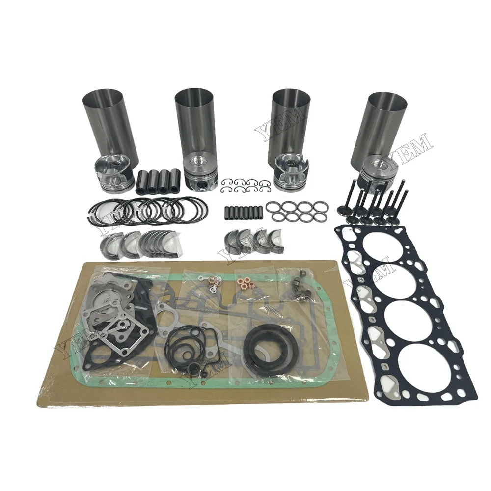 For Isuzu 4LE2-CR Overhaul Gasket Kit Repair Part Piston Ring Gasket Bearing