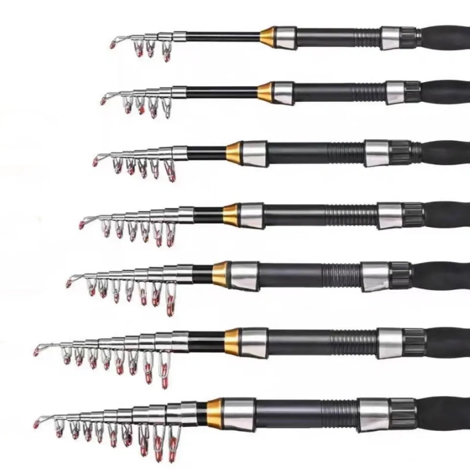 Topline Tackle Portable Collapsible Fishing Pole Kit Topline Tackle Portable Collapsible Fishing Pole Kit