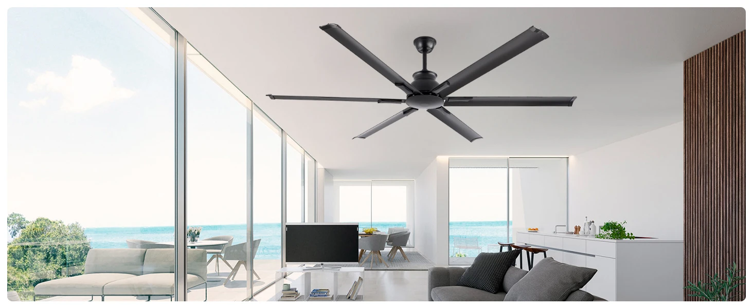 Large Industrial Fan, Aluminum, Ceiling - detail 20