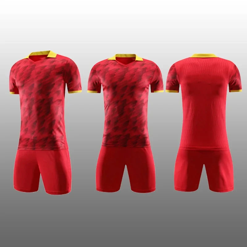Custom Sublimation Printing Mens Football Training Jersey Dry Adults Kids Soccer Jerseys Sets