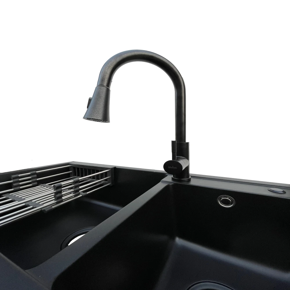 大理石橱柜农房工厂花岗岩下蒙黑色石英水槽石农家乐厨房水槽 Buy 大理石水槽 水槽柜 农舍水槽product On Alibaba Com