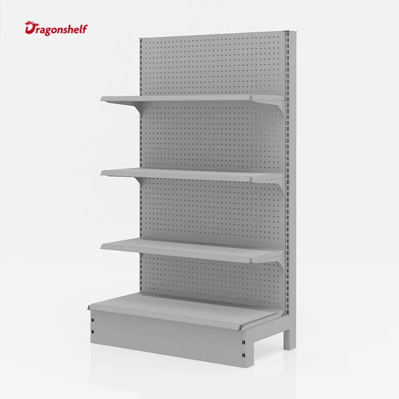 Dragonshelf Wholesale Supply Steel Metal Supermarket Display Shelves Use Department Snacks Stores di