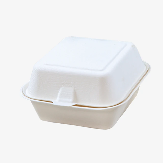 ECO-Friendly Extra Strength White Bagasse Cake Plates Biodegradable and Disposable